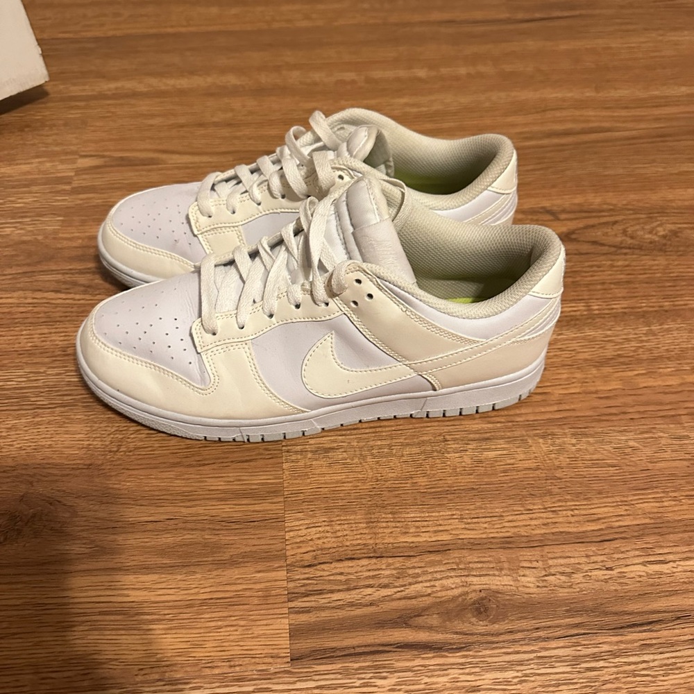 White Sail Low Nike Dunks